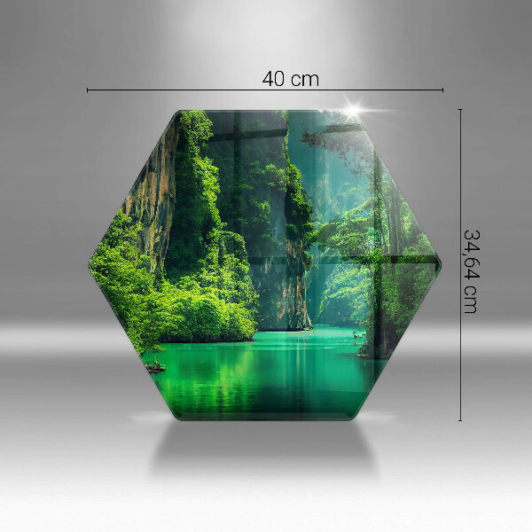 Tagliere in vetro Paesaggio lagunare