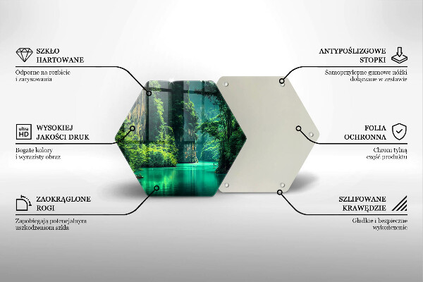 Tagliere in vetro Paesaggio lagunare