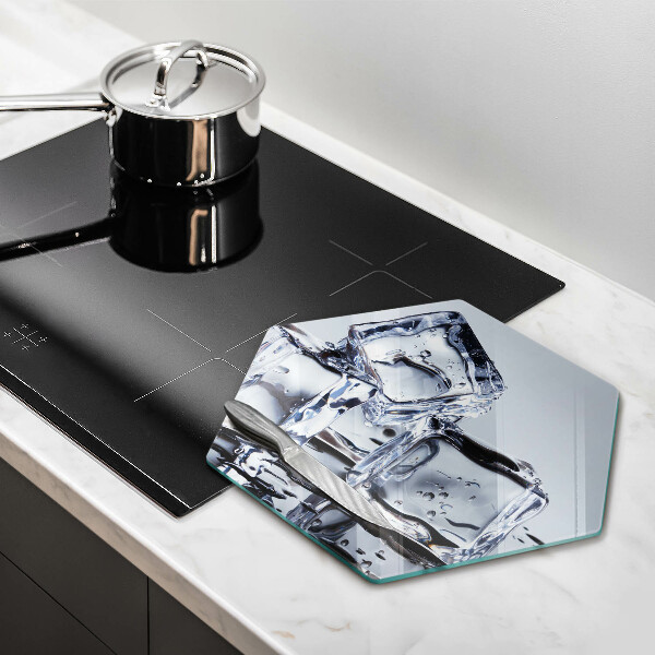 Tagliere in vetro Cubetti di ghiaccio