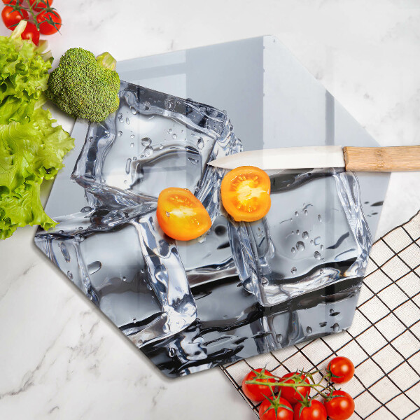 Tagliere in vetro Cubetti di ghiaccio