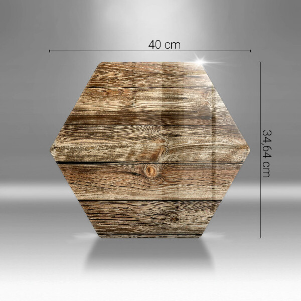 Tagliere in vetro Struttura della plancia di legno