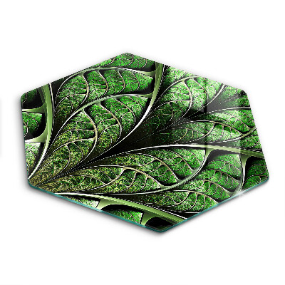 Tagliere in vetro Struttura della nervatura fogliare