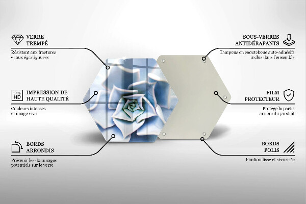 Tagliere in vetro Pianta da fiore