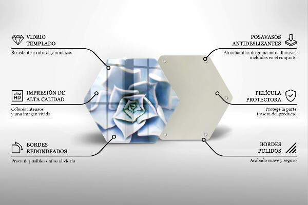 Tagliere in vetro Pianta da fiore