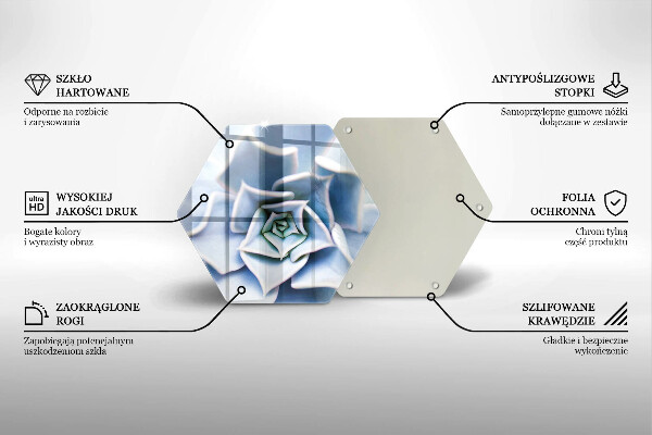 Tagliere in vetro Pianta da fiore