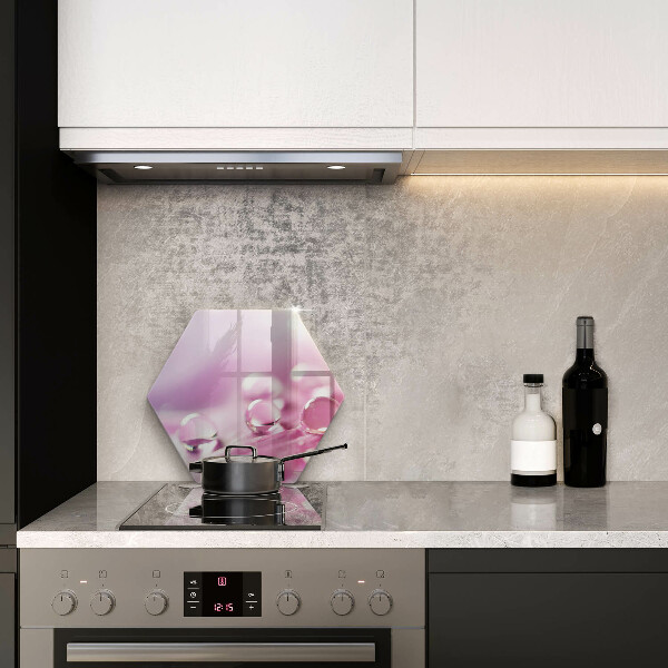 Tagliere in vetro Petali di fiori di rugiada