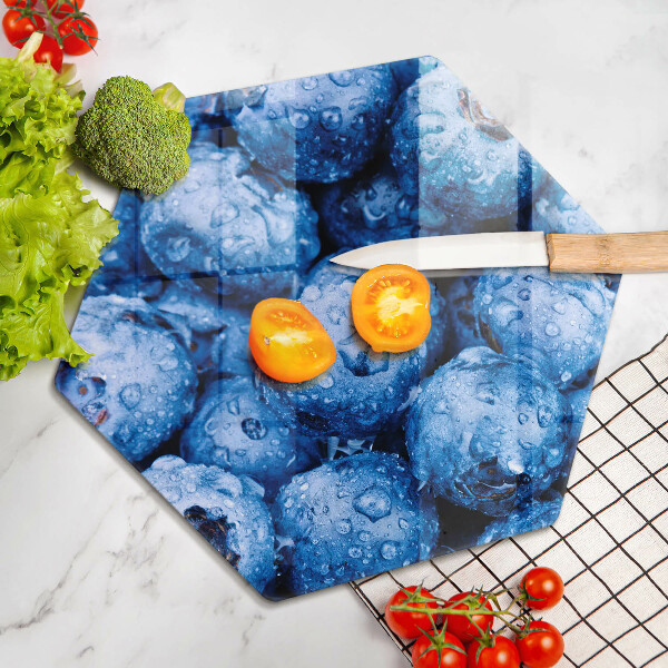 Tagliere in vetro Mirtilli succosi