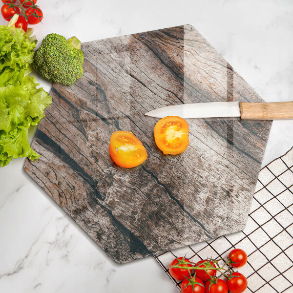 Tagliere in vetro Struttura in legno