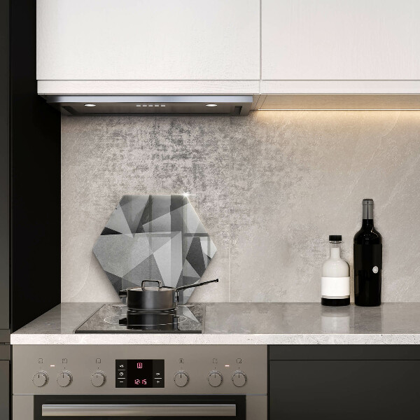 Tagliere in vetro Astrazione tagliente concreta