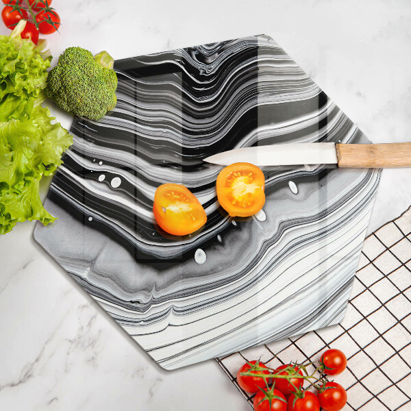 Tagliere in vetro Astrazione dell'inchiostro