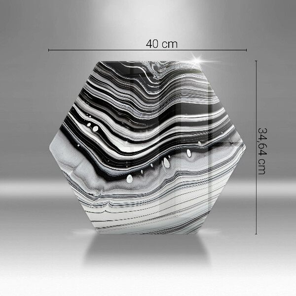 Tagliere in vetro Astrazione dell'inchiostro