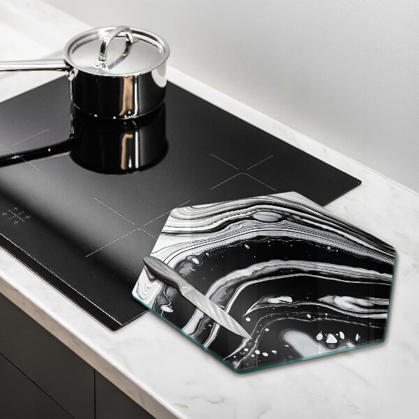 Tagliere in vetro Astrazione dell'inchiostro