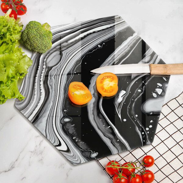 Tagliere in vetro Astrazione dell'inchiostro