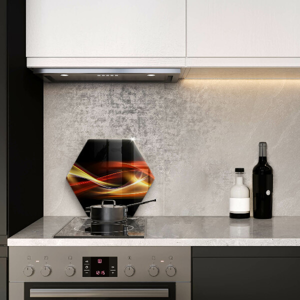 Tagliere in vetro Fumo e luce astratti