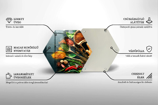 Tagliere in vetro Cucchiai per spezie da cucina