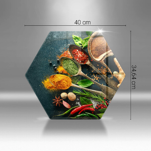 Tagliere in vetro Cucchiai per spezie da cucina