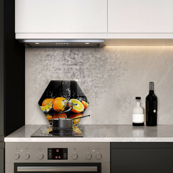 Tagliere in vetro Succoso frutto arancione