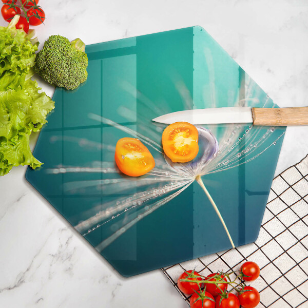 Tagliere in vetro temperato Rugiada su un dente di leone