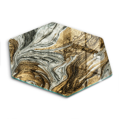 Tagliere in vetro temperato Ricca astrazione