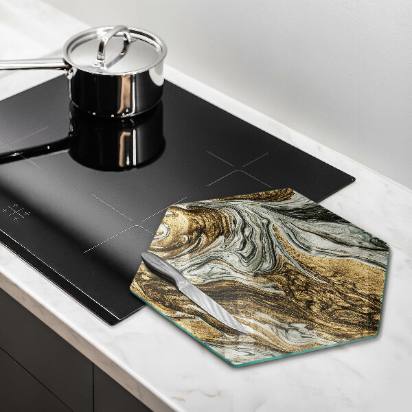 Tagliere in vetro temperato Ricca astrazione