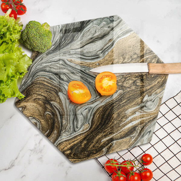 Tagliere in vetro temperato Ricca astrazione