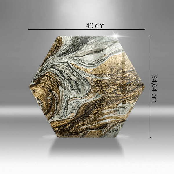 Tagliere in vetro temperato Ricca astrazione