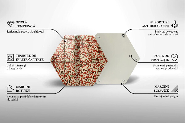 Tagliere in vetro temperato Gres pregiato