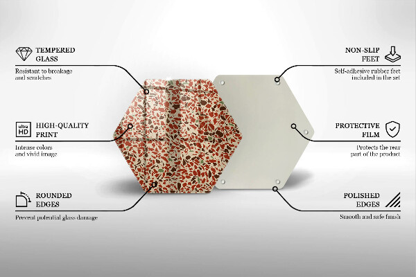 Tagliere in vetro temperato Gres pregiato
