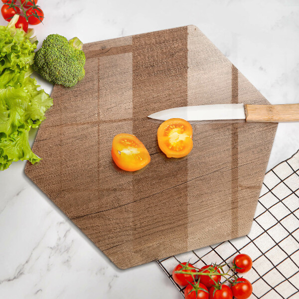 Tagliere in vetro Struttura del legno