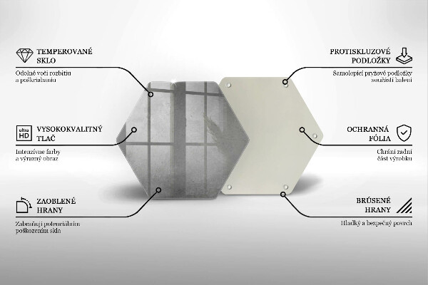 Tagliere in vetro Fondo di struttura concreta