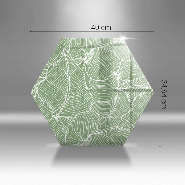 Tagliere in vetro Foglie lineari