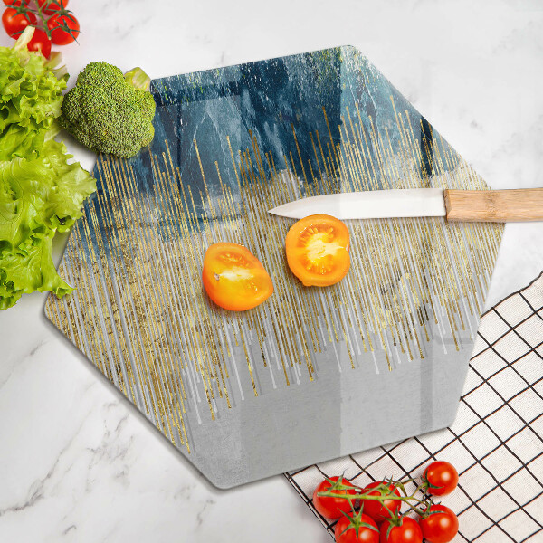 Tagliere in vetro Astrazione del designer