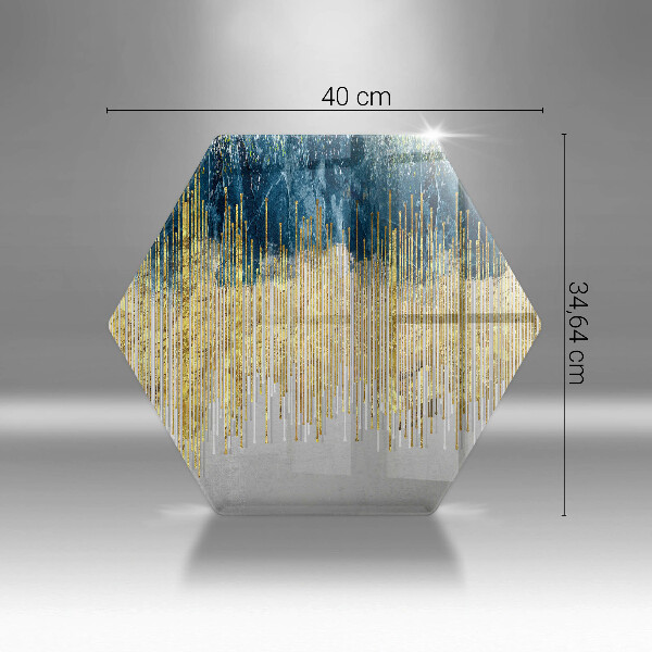 Tagliere in vetro Astrazione del designer