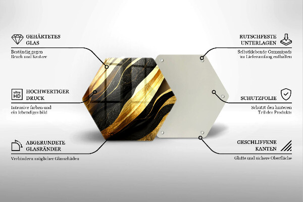 Tagliere in vetro Astrazione elegante