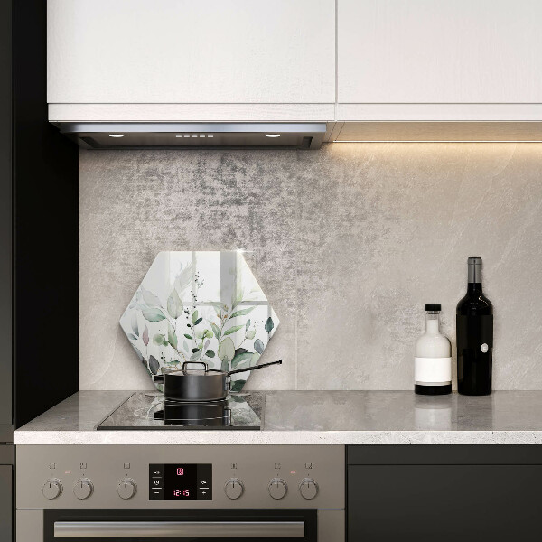 Tagliere in vetro Piante ad acquerello