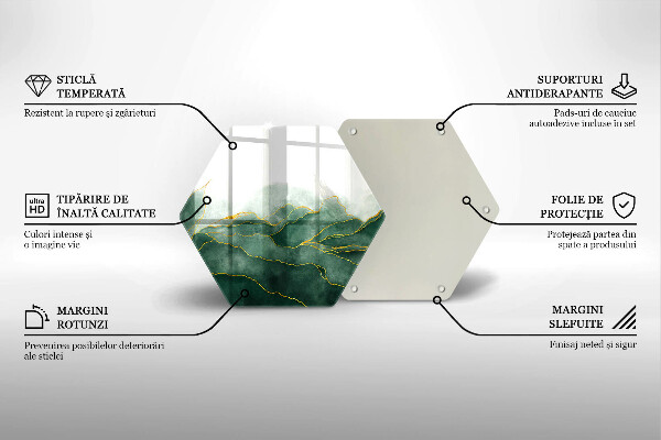 Tagliere in vetro Natura astratta