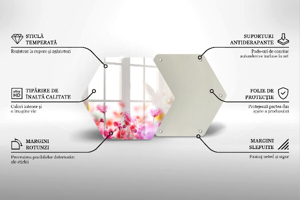 Tagliere in vetro Prato fiorito