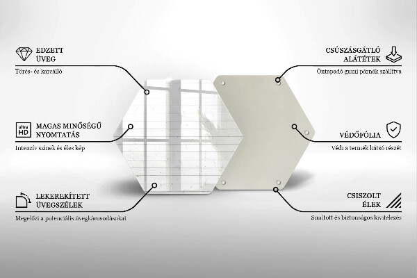 Tagliere in vetro Tavole luminose moderne