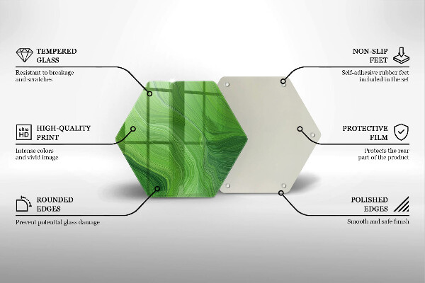 Tagliere in vetro Trama astratta