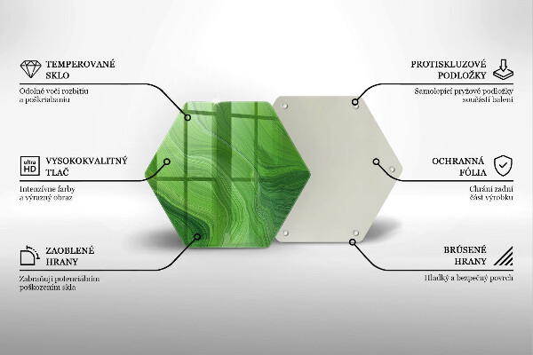 Tagliere in vetro Trama astratta