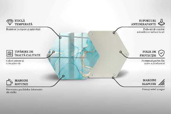 Tagliere in vetro Astrazione di pietra