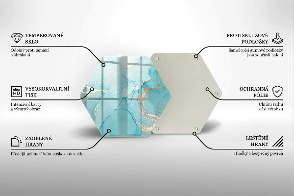 Tagliere in vetro Astrazione di pietra