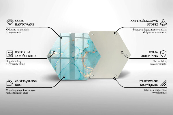 Tagliere in vetro Astrazione di pietra