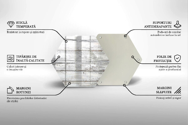Tagliere in vetro Tavole di legno luminose
