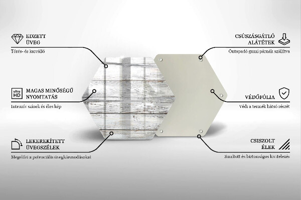 Tagliere in vetro Tavole di legno luminose