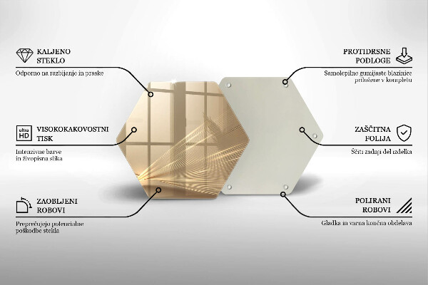 Tagliere in vetro Astrazione moderna