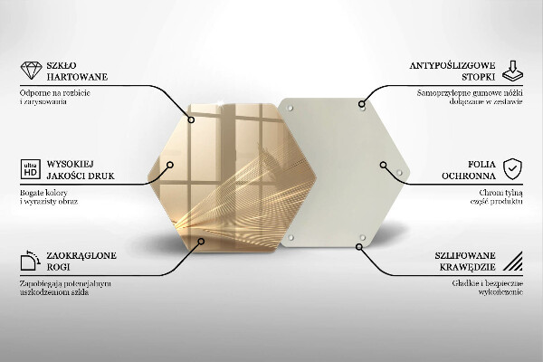 Tagliere in vetro Astrazione moderna