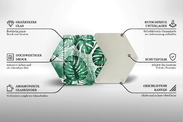 Tagliere in vetro La Monstera se ne va