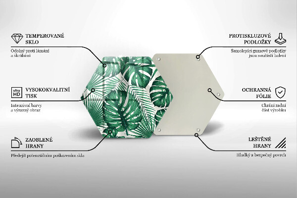 Tagliere in vetro La Monstera se ne va