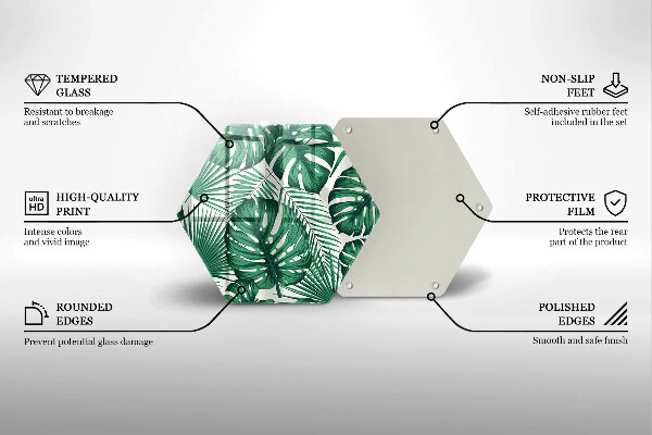 Tagliere in vetro La Monstera se ne va